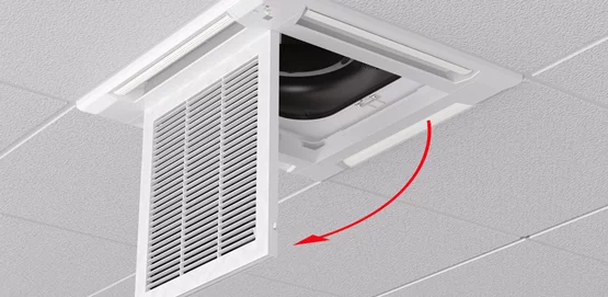 Заборная решётка кассетного внутреннего блока мультисплит-системы серии Flexible R32 KVLA General