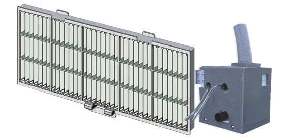 Канальный блок мультисплит-системы серии Flexible R32 KLLAP General Fujitsu имеет расширенную комплектацию